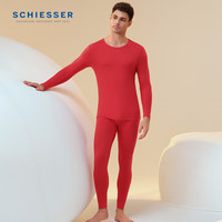 SCHIESSER/舒雅 3A抗菌 男士保暖内衣套装 2XL
