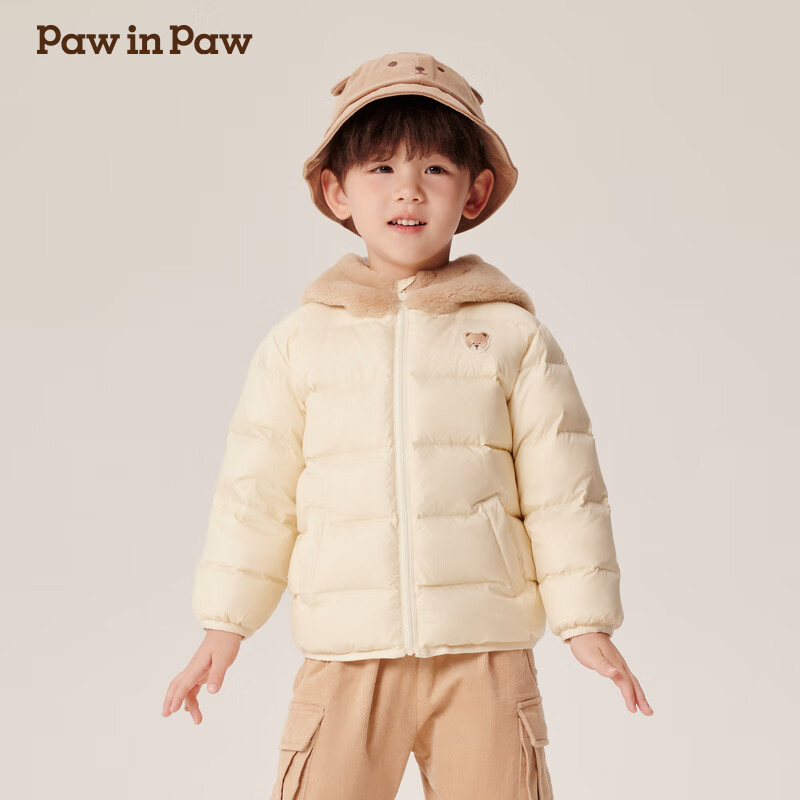  Paw in Paw 一衣三穿 儿童羽绒两件套  Beige米色/35 100 cm
