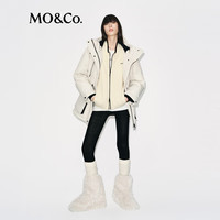 MO&Co.羽绒服2025冬90鸭绒抗寒防风收腰【轻暖漫游系列】MBE4EINT02 干贝色 L /170