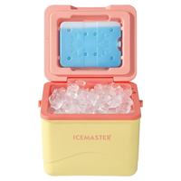 冰大师保温箱小号 户外露营食品冷藏保热箱便携保鲜母乳车载冰盒冰桶5L