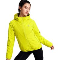 【积能】秋冬运动户外下摆可收缩松紧女保暖棉服男连帽棉衣纯色
