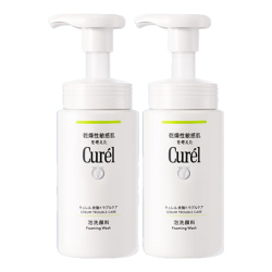 珂润 Curel/珂润控油氨基酸清爽水润洁面(150ml*2)*1套