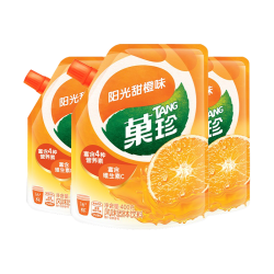 TANG 阳光甜橙味 壶嘴装400g*3（共3袋）果珍维C橙汁冲饮果汁粉