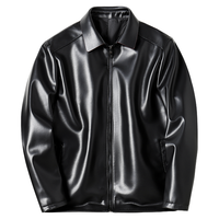 凯撒 【优质真皮绵羊皮】秋冬季简约大气商务外套男式皮衣男皮夹克