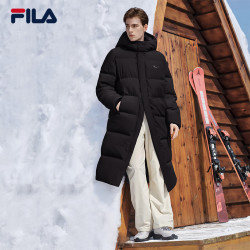 FILA RGB 男女长款羽绒服 F51U549903ABK