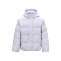 斯凯奇(SKECHERS)羽绒服冬季连帽保暖百搭外套休闲短款大衣男女同款L324U154