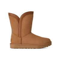 UGG 秋冬舒适平底经典短靴舒适轻便休闲雪地靴1174515栗色