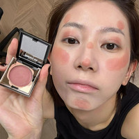 裸门永存~唇泥唇颊两用腮红膏口红眼影修容三合一多用膏裸色