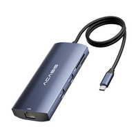 ACASIS 4k60hz分线器 Type-C扩展坞 HDMI网线转接头 音频读卡器