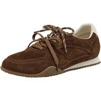 Bata 休闲鞋女2025秋厚底运动鞋UNX09CM5 啡色