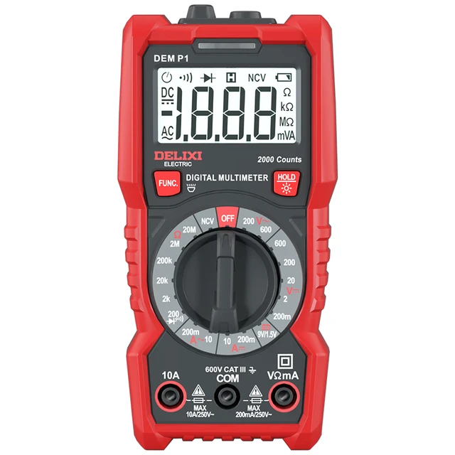 DELIXI 德力西 DEM P1 数字万用表