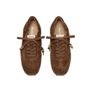 国家补贴、PLUS会员：Bata 【牛皮德训鞋】舒适圆头轻便运动休闲女鞋ABI02CM5