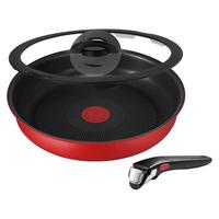特福(Tefal)可拆卸煎锅随心搭配不粘煎锅家用烹饪套装 26cm煎锅(含锅盖+手柄)