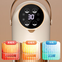 纪迈 德国纪迈取暖器家用石墨烯暖风机浴室卧室小太阳烤火炉静音电暖气