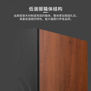  HiVi/惠威 高保真 无源HiFi音箱  白色