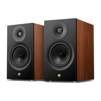 HiVi/惠威 高保真 无源HiFi书架音箱 樱桃木色