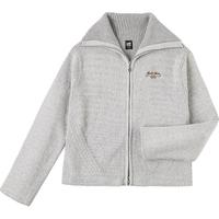 Lee25秋冬舒适版高领拉链双色混色效果女长袖毛衣开衫休闲潮 灰色 XS