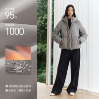 【泡芙系列】95绒子太平鸟羽绒服女25新宽松时尚显瘦白鸭绒外套* L