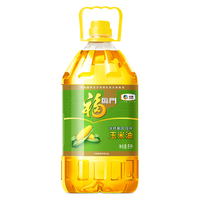 福临门 非转基因 压榨玉米油 5L