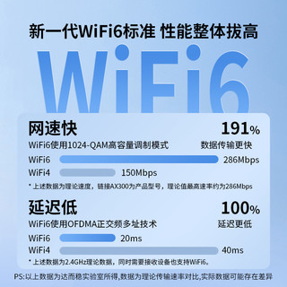 达而稳 usb无线网卡台式机wifi6接收发射器笔记本电脑无限上网卡连接热点外置网络外接千兆5G双频信号免驱动