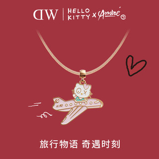 丹尼尔惠灵顿（DanielWellington）dw项链女DWxHello KittyxAndre合作款项链腕表礼盒款圣诞