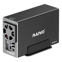 MAIWO 麦沃 硬盘阵列盒3.5寸机械双盘位RAID外接盒usb3.0接口读取K35272U