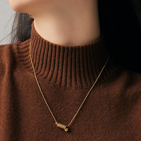 帕罗（PALUOPO）【12G羊绒精纺】100%山羊绒半高领毛衣简约针织百搭羊绒衫女 摩卡色 M 100