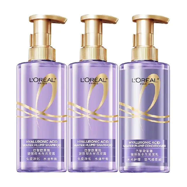 L'OREAL PARIS 巴黎欧莱雅 玻尿酸水光洗护套装 (洗发露+润发乳)