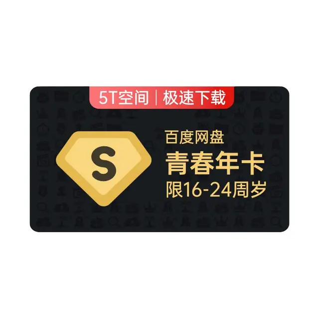 Baidu 百度 网盘 超级会员12个月SVIP