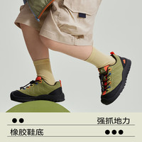  YeeHoO/英氏 防滑透气 儿童运动鞋  28 码-适合脚长17.4-17.7cm 军绿色