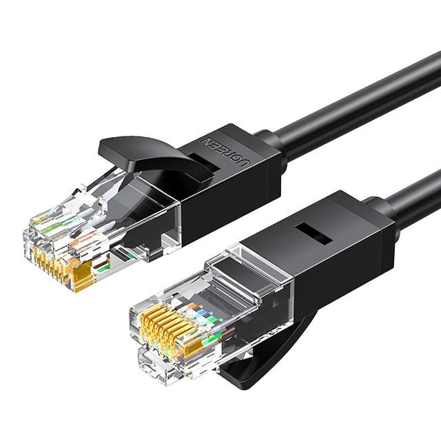绿联 NW102 升级款 六类CAT6 千兆网线 1m 黑色