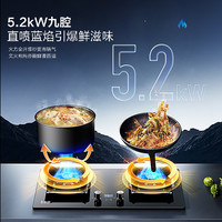 志高家用双灶猛火灶台式天然气燃气灶具液化气煤气灶嵌入式双灶炉