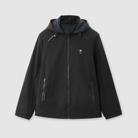 海一家 男士字母印花保暖摇粒绒夹克