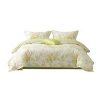 水星家纺40支全棉印花被套单件 100%全棉被罩酒店宿舍单双人纯棉被子套 繁花熙悦全棉印花被套