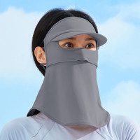 冰丝防晒面罩女全脸防紫外线遮脸一体护颈开车骑车面罩额头防晒