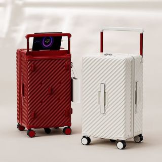 友胜保罗 行李箱轻便密码箱托运箱出国大容量旅行箱 碧水绿 20英寸