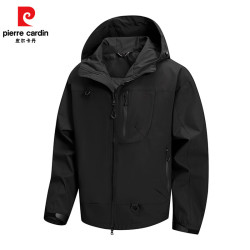 皮尔·卡丹 男士防风防水冲锋衣外套 QZQL-7870