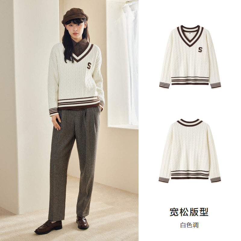 女毛衫04-白色调