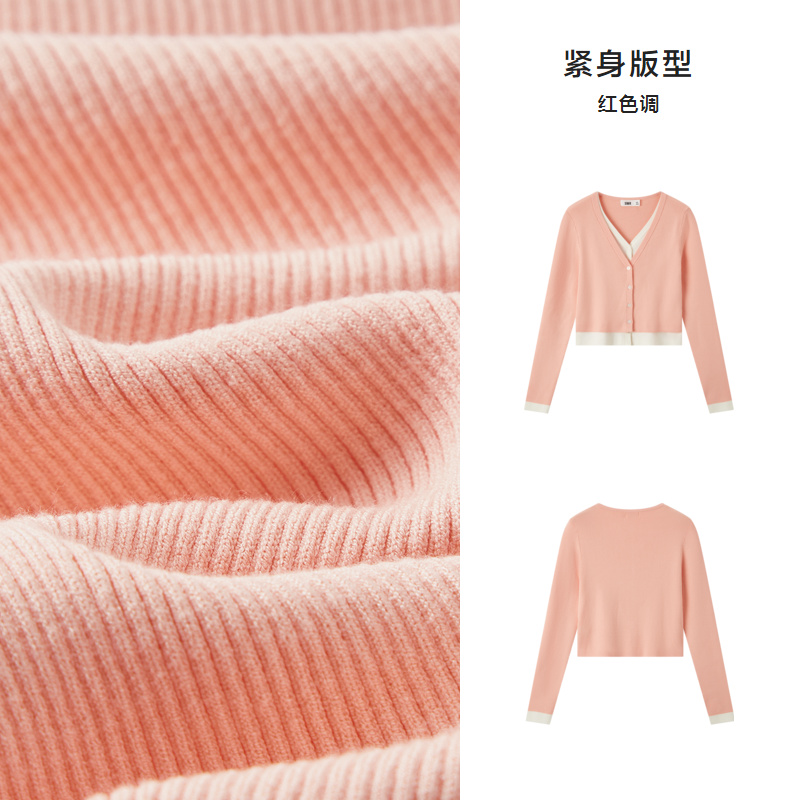 女毛衫01-红色调