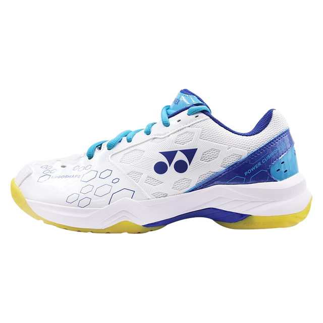 YONEX 羽毛球鞋舒适耐磨防滑运动鞋训练羽鞋SHB101CR-207白/蓝43码