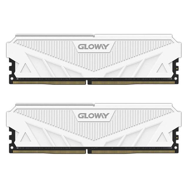 光威 GW 光威 天策系列 DDR4 3200MHz 台式机内存 马甲条 皓月白 CL18