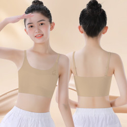 小猪班纳 女童内衣发育期小学生女孩一阶段大童少女隐形文胸