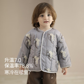 巴厘小猪儿童棉服秋冬男童加厚保暖打底棉袄棉衣女童夹棉内胆衣服宝宝外套 天之蕉子 90