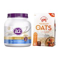 红色拖拉机（RED TRACTOR FOODS）原粒燕麦1000g+a2奶粉成人紫吨吨骨胶原蛋白肽900g_1 红拖原粒燕麦1000g+a2奶粉成人紫吨吨骨胶原蛋白肽