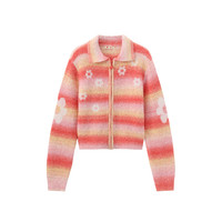 移动端：wigglewiggle25年笑脸花氛围针织毛衣开衫