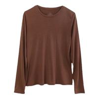 真丝面膜衣】100%桑蚕丝肌底衣保暖圆领半高领秋冬内衣打底衫女