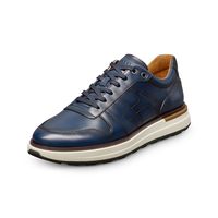 Allen Edmonds 男式 Elliot 运动鞋, 海军蓝皮革