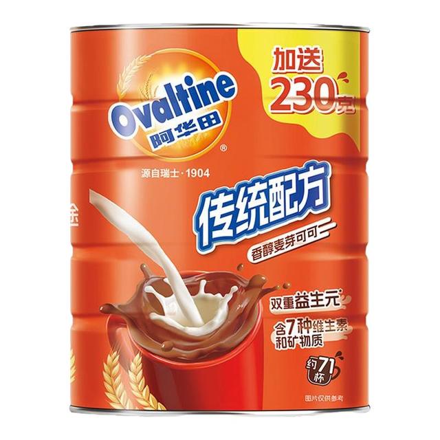 阿华田 巧克力粉饮料罐装1380g