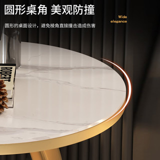 好脉茶几小圆桌客厅茶色玻璃简易沙发边几桌子 X50A 茶玻+金架 【50CM宽】X款茶玻+金架