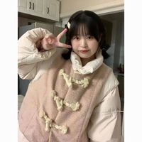 新中式国风可拆袖子高级感超好看羽绒服冬季设计感小众粉色外套